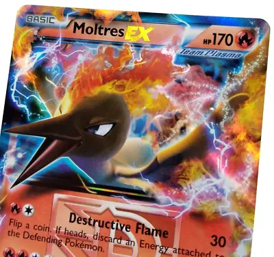 Moltres EX 14/135 Pokémon TCG - BW: Plasma Storm - Ultra Rare - Holo • $6.92