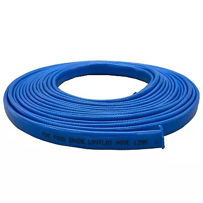 Food Safe Drinking Lay Flat Water Hose Pipe Motorhomes Caravans Boat ALL LENGTHS • £10.49