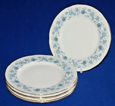 Vintage Colclough Set 6 Braganza Dessert Plates 8  Diameter • £16.99