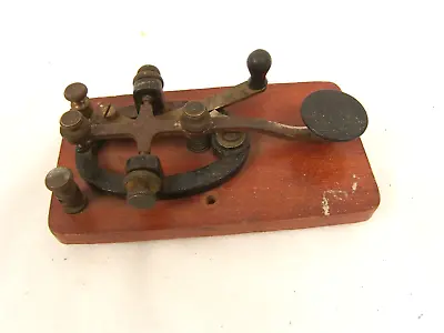 Vintage Straight Telegraph Morse Code CW Key Ham Radio Communication J-38 Type • $49.95