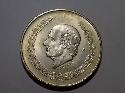 1954 Mexico Hidalgo Silver 5 Pesos - Key Date - BU - KM-467 • $102.50