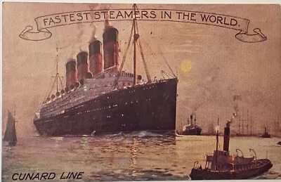 Vintage 1980 Cunard Line Mauretania Postcard - Transatlantic Research  • $14.36