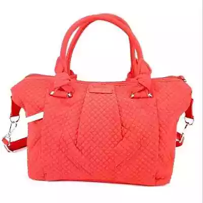 Vera Bradley NWT Hadley Satchel Canyon Sunset Red Orange • $69.99