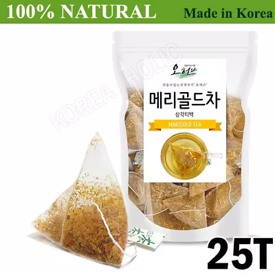 100% Natural Marigold Flower Tea Medicinal Herbal 25T Bags Korean Herbal NEW • $10.99