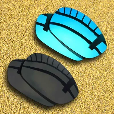 $15.79 • Buy 2 Pairs Polarized Lenses Replacement For-Oakley Splice-Solid Black&Ice Blue