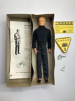 The Man From Uncle Illya Kuryakin Action Figure 1965 With Box Gun - Broken Arms • $109.95