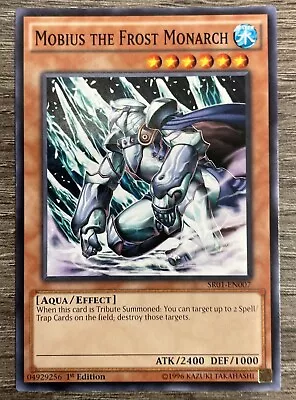 Yu-Gi-Oh Mobius The Frost Monarch Soul Of The Duelist SR01-EN007 1st Edition • $3