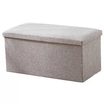 Bedroom Storage Bench Seat Ottoman Box Unit Solutions Fabric Bedding Toys Shoes • $47.40