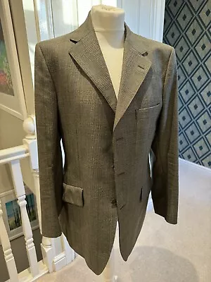 MAGEE Tailored Pure New Wool Houndtooth Vintage Jacket. 40R In Exc. Condition • £9.99