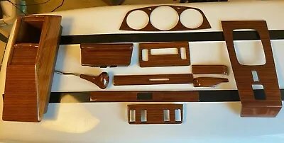 For Mercedes W123 Complete Interior Zebrano Wood Set 11 Pcs • $1519.05