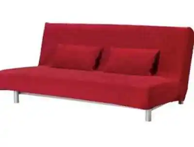 £199 • Buy IKEA Beddinge 3-Seater Sofa Bed COVER In GENARP RED 201.847.34 VELVET 2xPillows