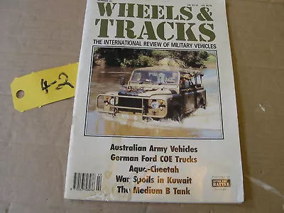 £5.80 • Buy Wheels And Tracks Magazine 42  Military Vehicle  Army Vehicle Collectors 1993