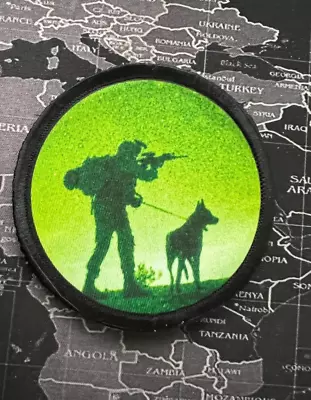 K9 Operator Morale Patch ARMY MILITARY  K-9 Handler Night • $8.49