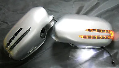  Fits Mercedes W211 E-Class 06~09 SILVER Arrow Type LED Side Mirror Cover  • $157