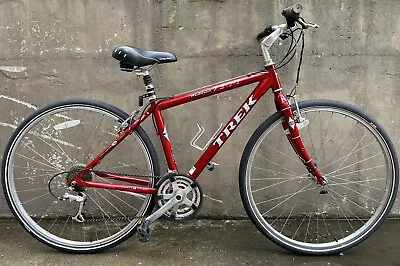 Trek 7300 Multitrack Hybrid Bike Red 17.5” Aluminum Frame Size • $550