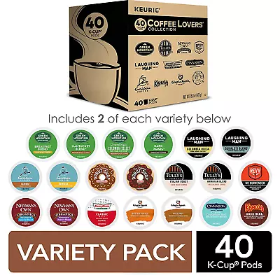 Keurig Coffee Lovers' Collection Variety Pack Single-Serve Coffee K-Cup 40 Pods • $29.50