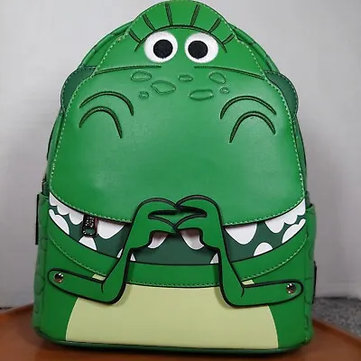 Loungefly Disney Pixar Toy Story Rex Cosplay Mini Backpack 2022 NYCC Exclusive • $97.87
