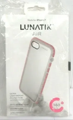 $10.99 • Buy Lunatik Air Case For Apple IPhone 7/8 SE 2020 - Clear Vapor Pink