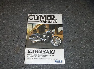 2006 Clymer Kawasaki Vulcan 900 Classic LT & Custom Service Repair Manual M246 • $104.30