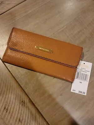Michael Kors Austin Flat Continental Wallet Luggage 38T2XANE1L NWT $98 • $59.99