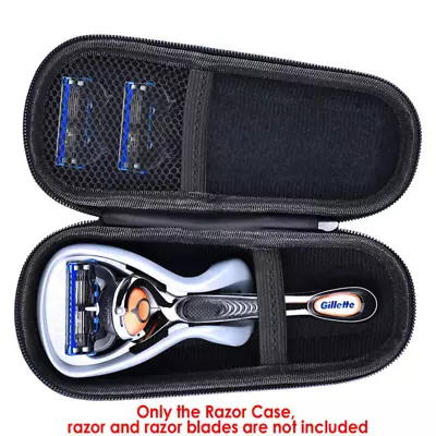 Hard EVA Razor Travel Case For Men's Razor Gillette Mach 3 Fusion ProGlide - Mes • $15.98