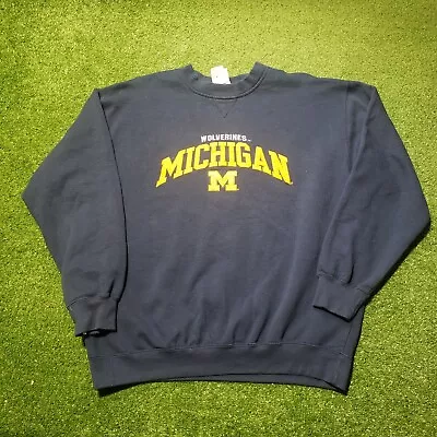 Vintage Michigan Wolverines Sweatshirt Size Large CSA • $20.99