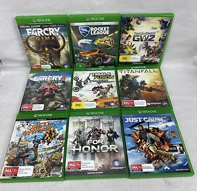 Xbox One Games Bundle X9 - Good Condition - FARCRY 4 - Just Cause - For Honor.. • $59.95