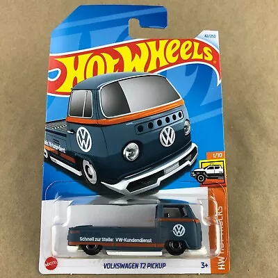 Hot Wheels Volkswagen T2 Pickup Gray 42/250 1:64 Diecast Car Hot Trucks 2024 • $2.99