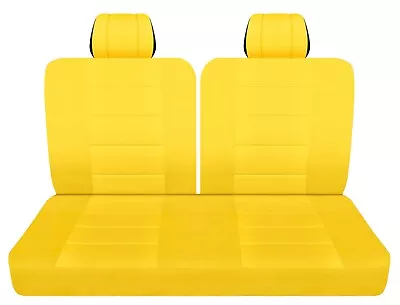 Fits 2011 To 2018 VW Beetle REAR Seat Covers Coupe Or Convertible 26 Colors • $89.99