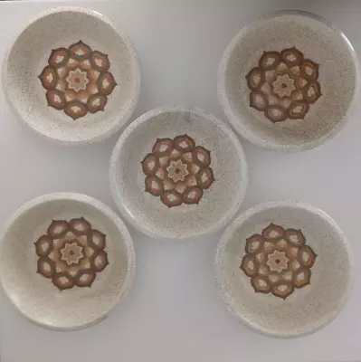 Vintage Royal Worcester Palissy Kalabar 5 X Bowls Cereal Dessert Vintage 1970’s • £19.99