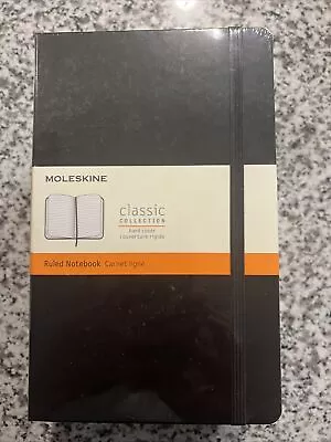 Moleskine Notebook Classic Black Large Ruled Hard Cover • $11.27