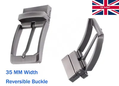 £4.99 • Buy Reversible Belt Buckle Replacement - Single Prong Pin - Polished & Antiwear