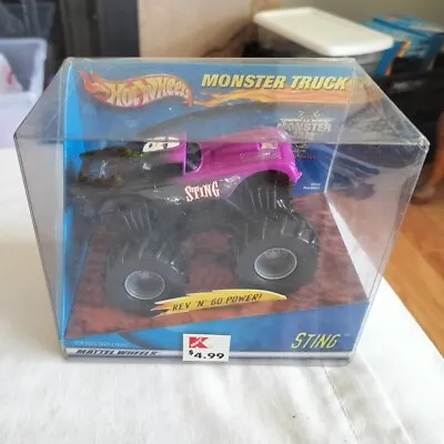 2000 Hot Wheels Monster Jam 1:43 Rev Tredz Rev N' Go Sting • $11.99