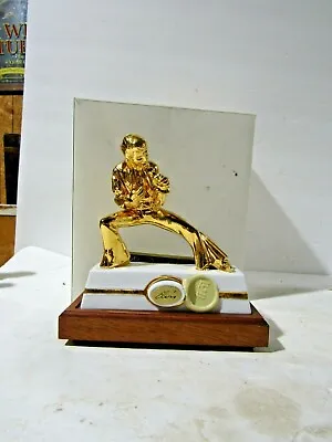 McCormick Elvis Gold Encore #1 Miniature Decanter Wooden Music Base & Box • $148