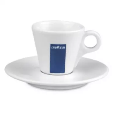 X2 Lavazza Espresso Cup & Saucer Italian Coffee Mug Barista Demitasse Expresso • £13.99