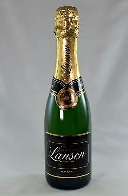 LANSON 375ML BLACK LABEL CHAMPAGNE FACTICE DUMMY SHOP DISPLAY GLASS BOTTLE 26cm • £29.99