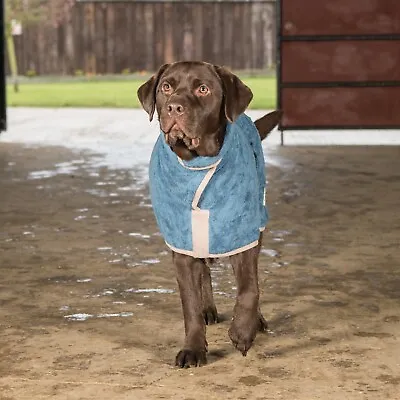 £40 • Buy Official Ruff And Tumble Seconds Dog Drying Coat - Sandringham Blue