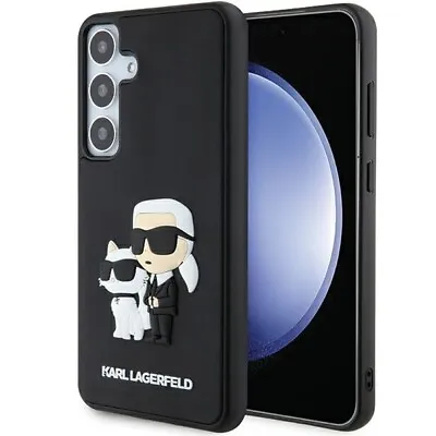 Phone Case Galaxy S24 Karl Lagerfeld 3D Plastic Black • $41.85