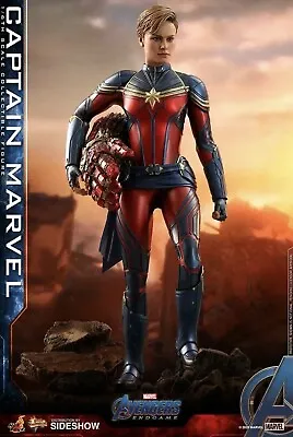 MMS575 Hot Toys 1/6 Scale Figure Avengers Endgame Captain Marvel Marvel • $160