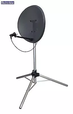 £29.99 • Buy Satellite TV Dish Tripod Mount Stand Camping Caravan Touring Sky Freeview + Pegs
