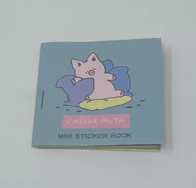 Vintage Sanrio 1989 Zashikibuta Mini Sticker Book Complete • $35