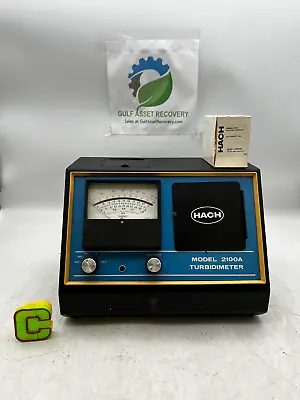 Hach 2100A Turbidimeter W/ 21003-00 Sample Cells (6pk) 115V Or 220V 50/60 Hz ( • $150