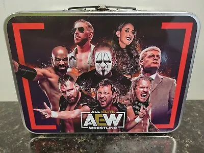 AEW Dynamite Lunch Box W/cup & VIP Laminate Pass-Jericho Sting Mox MJ Penta • $90