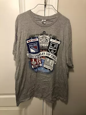 2014 Stanley Cup Finals T Shirt New York Rangers LA Kings • $15