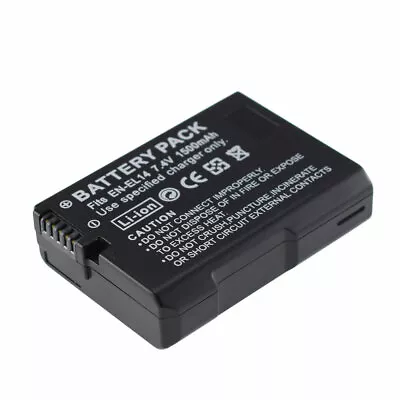 £13.38 • Buy EN-EL14A Rechargeable Battery For Nikon D3500,D5600,D3300,D5100 Cameras & More