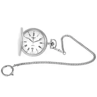 Tissot Savonnettes Stainless Steel Pocket Watch T83.6.553.13 • $228