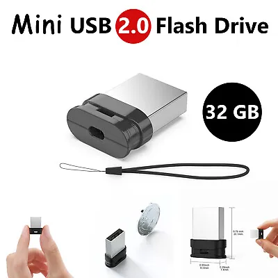 High Speed Flash Drive 32 GB Low-Mini Profile USB Memory Stick Thumb Pen Drive • $6.36