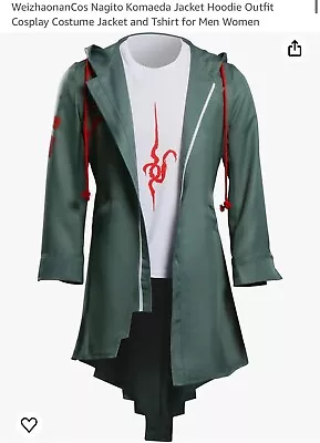 Super Dangan Ronpa 2 : Sayonara Nagito Komaeda Halloween Costume Jacket Medium • $15