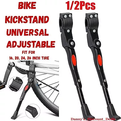 Bike KICK STAND Bicycle UNIVERSAL Mountain MTB Road Adjustable Side 16 -26  • $7.49