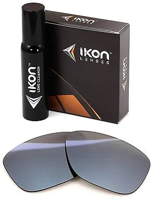 Polarized IKON Iridium Replacement Lenses For Oakley Forehand Silver Mirror • $35.90